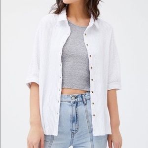 🆕 UO Out From Under Field Button-Down Shirt-Ivory